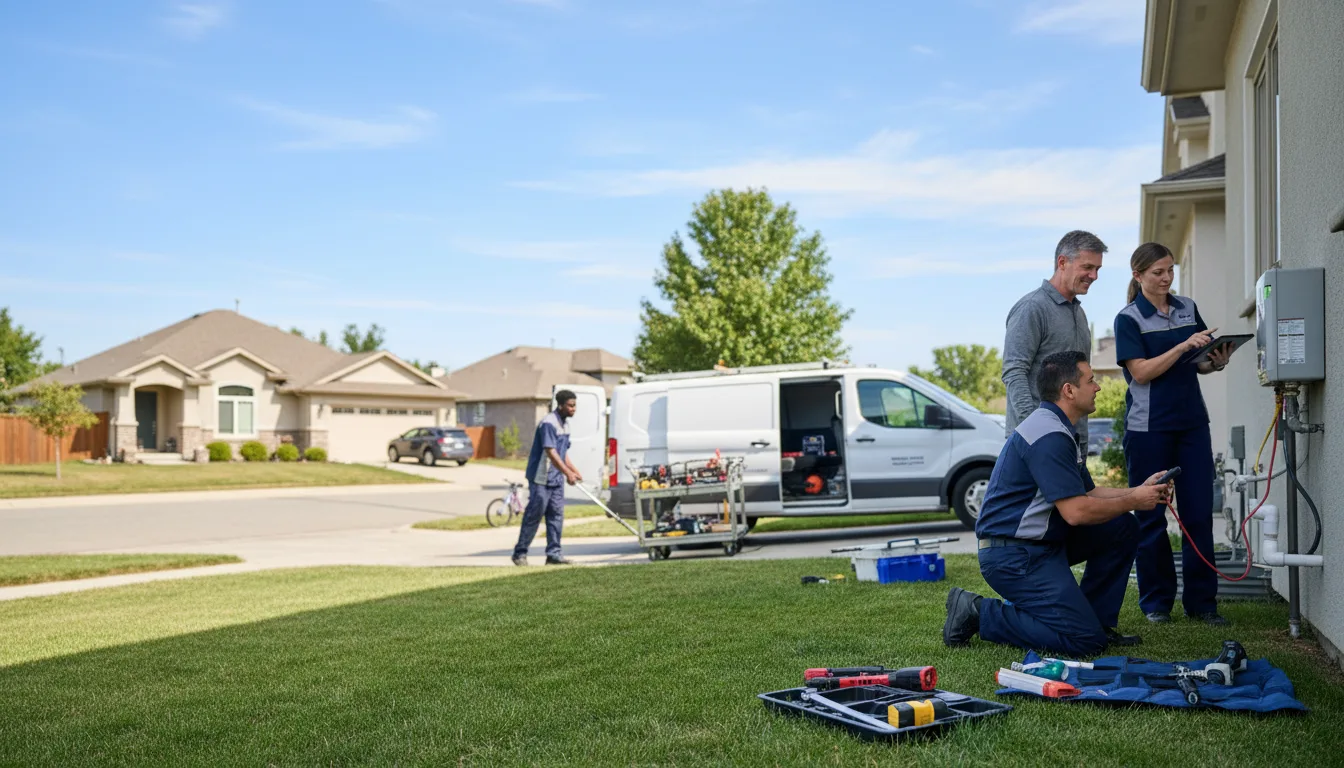 Tankless water heater service in Fort Dick, CA